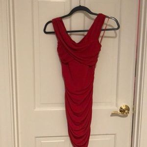Guess Los Angeles Fitted Red Dress